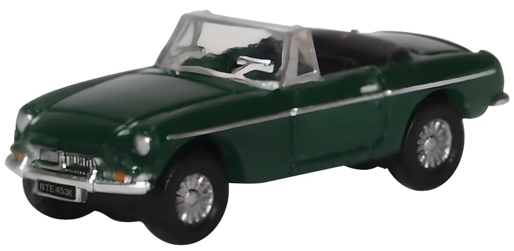Oxford Diecast 1:148 MGB Roadster British Racing Green Collectable model NMGB003