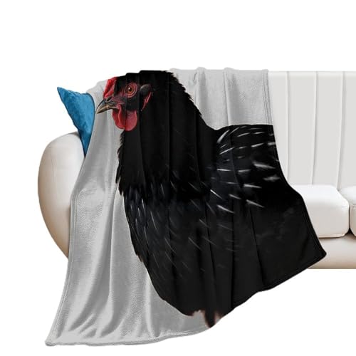 Couverture flanelle poulet pour cocooning sur canapé et lit - 2