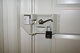 RoomDefender Door Lock Mechanism (White)