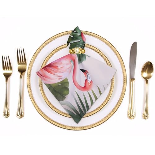 Servilletas de Tela Flamingo Palm Trees 4 Piezas miniatura 3