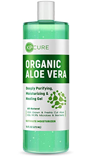 KP Cure Organic Aloe Vera Gel - From Fresh Aloe Vera Plant