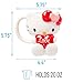 Silver Buffalo Sanrio Hello Kitty Holding Love Heart Ceramic 3D Sculpted Mug, 20 Ounces