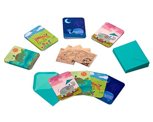 Papyrus Blank Cards with Envelopes, Moon Sun Rain (20-Count) - Thumbnail 2