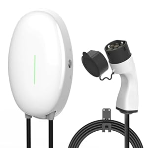 teskee chargeur ev type 2 wallbox home station de recharge de voiture ev intelligente pour toutes les voitures ev et hybrides rechargeables à l'extérieur et à l'intérieur 7,2kw 32a 6 metros monofásico
