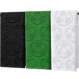 Hahafelt 3 Pack Soccer Hand Towels, 100% Cotton 14'x29' Jacquard Decorative Bathroom Towels, Sports Decor for...