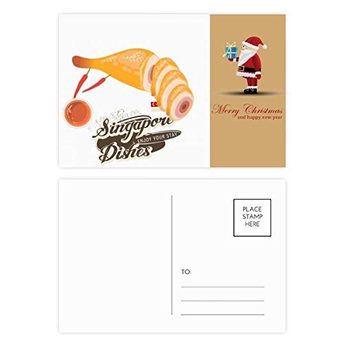 Cartes postales de Père Noël de Singapour lot de 20 pour correspondance et collection