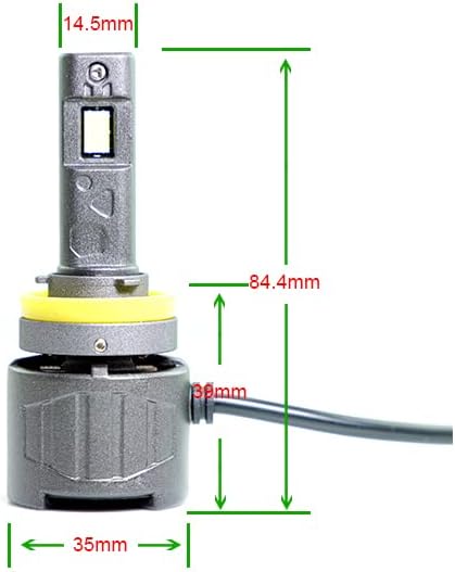 Miniatura 6 de DDM Tuning Saber 65W ProX Kit de LED, 14000 LM, 3000 K, Par -FBA (H8  H9  H11)
