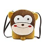 Animal children shoulder bag crossbody bag toy bag kindergarten cute monkey cartoon girl bag cell phone bag