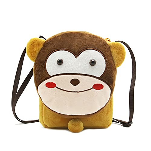 Animal children shoulder bag crossbody bag toy bag kindergarten cute monkey cartoon girl bag cell phone bag