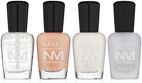 ZOYA Naked Manicure Women's Starter Kit, 4-Piece Nail Color Set, Vegan