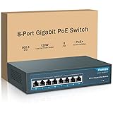 ✅120W PoE-Leistung: Unterstützt IEEE 802.3af/at PoE-Stromversorgung. Die gesamte Leistung beträgt 120W, bis zu 30W pro Port. Geeignet für die Stromversorgung mehrerer Geräte.