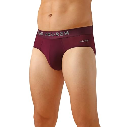 Image of Van Heusen Men's Brief Pack of 1 | Air Series | Lightest Underwear | Mesh Fabric | Breathable Active Brief | Moisture-Wicking & Sweat Absorbent | No Ride-Up Fit | Gym, Sports & Activewear Underwear | Style 40047