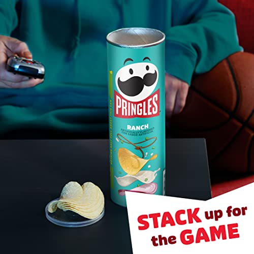 Pringles Potato Crisps Chips, Lunch Snacks, On-The-Go Snacks, Ranch, 5.5Oz Can (1 Can) #TOP3