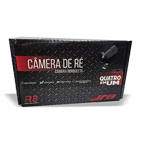 Câmera de Ré Colorida Automotiva Borboleta 4 em 1 JR8 - XD-021