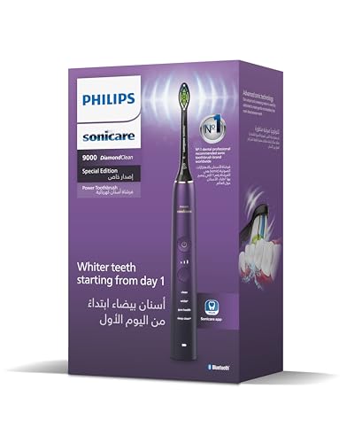 Philips Sonicare Toothbrush 9000 Series HX9911/95 Purple Certified UAE 3 Pin