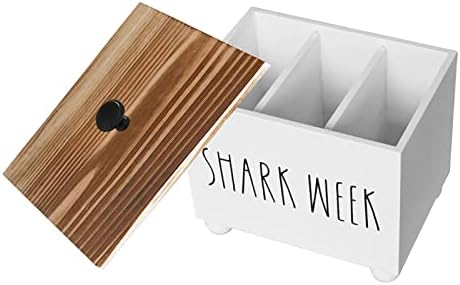Tampon Holder for Bathroom, Farmhouse Pad Storage Container, Rustic Wood Bathroom Storage Bin with Lid, Period Organizer for Women, Feminine Products Caddy, Bathroom Accessories Decor Box