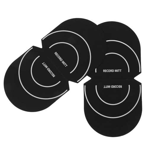 ABOOFAN Mitaines Antistatiques pour Disques Vinyles Lot de 2 Accessoires de Nettoyage pour Collectionneurs de Musique