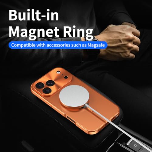 Coque iPhone Air antichoc réglant le problème de confidentialité avec bords métal MagSafe