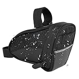 Generico Fahrrad-Satteltasche, wasserdicht, mit Reißverschluss...