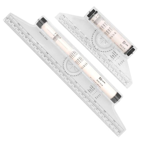 ULTECHNOVO 2個 多機能ローリング定規 描画用バランス測定ローラー 定規