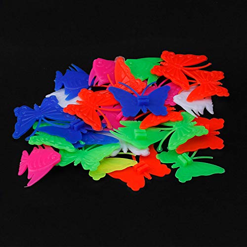 KAIXINXIN New 26 Pcs Wheel Colorful for Butterfly Fish Decoration Cycling