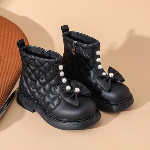 Bottines d'hiver pour fille et garçon avec zip bottes mi-mollet fourrées barefoot - 3