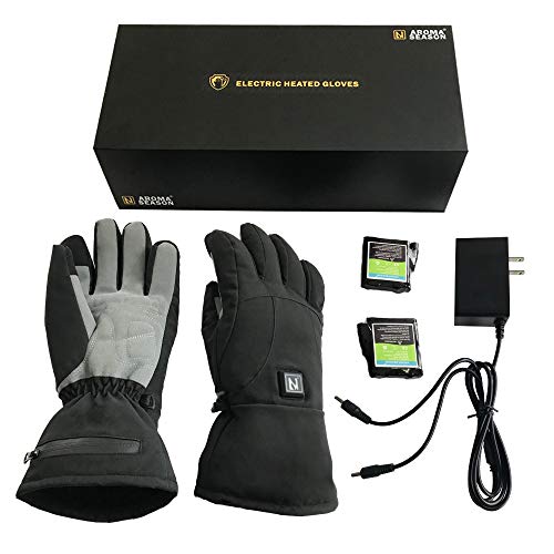 Aroma Season Battery Heated Gloves Rechargeable for Women Raynauds Disease, Skiing Gloves Three Heat Levels - Image 8