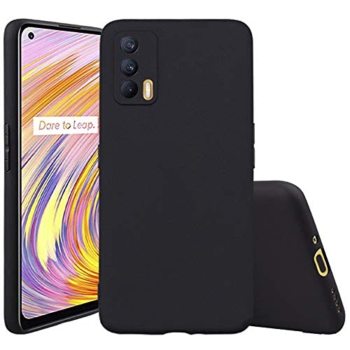 Thin Fit Soft Silicone Durable Drop Protective Back Cover for Realme X7, Black (B09GMJYJ5Q) Amazon Price History, Amazon Price Tracker