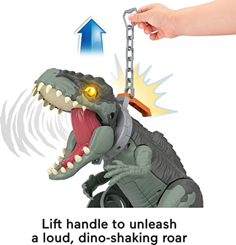Jurassic World Toys Jurassic World Dominion Dinosaur Toy Mega Stomp & Rumble Giga Dino With Lights & Sounds, Owen Grady Figure, For Ages 3+ Years #TOP4