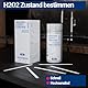 HIXO 100x H2O2 Teststreifen – Wasserstoffperoxid Wassertest für 0–100 ppm – Konzentration messen – schnelle & einfache Anwendung – inkl. Farbskala