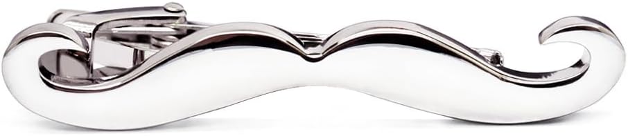 HONEY BEAR Moustache Beard Tie Clip for Men Wedding Business