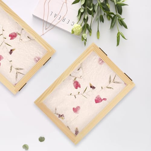 JMIATRY Tela para fabricação de papel, 4 tamanhos, molde e deck para kit de fabricação de papel A6,