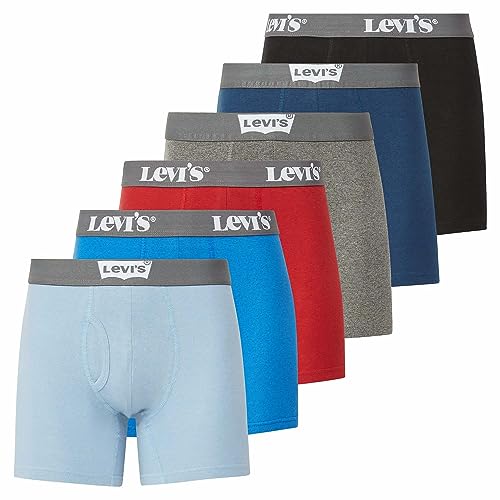 Levi's Mens Boxer Briefs Breathable Cotton Underwear for Men Pack of 6