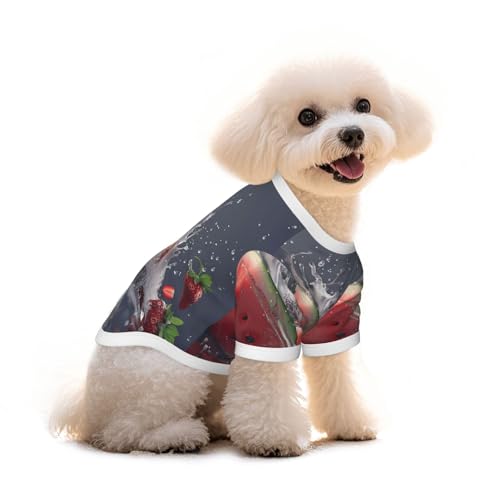 Vêtement pour chien de petite taille chemise douce et extensible coton hydropunch - 2