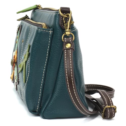 CHALA RFID Protected Vegan Leather Deluxe Crossbody Bag with Adjustable Straps3