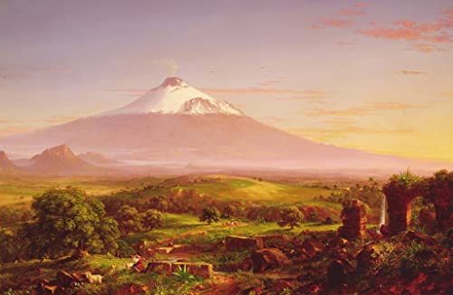 Cuadro en lienzo del Monte Etna de Thomas Cole (60x90cm) para decoración de pared