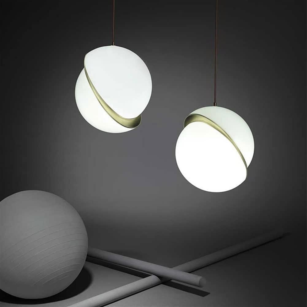 Generico Lampada a sospensione a sfera lunare