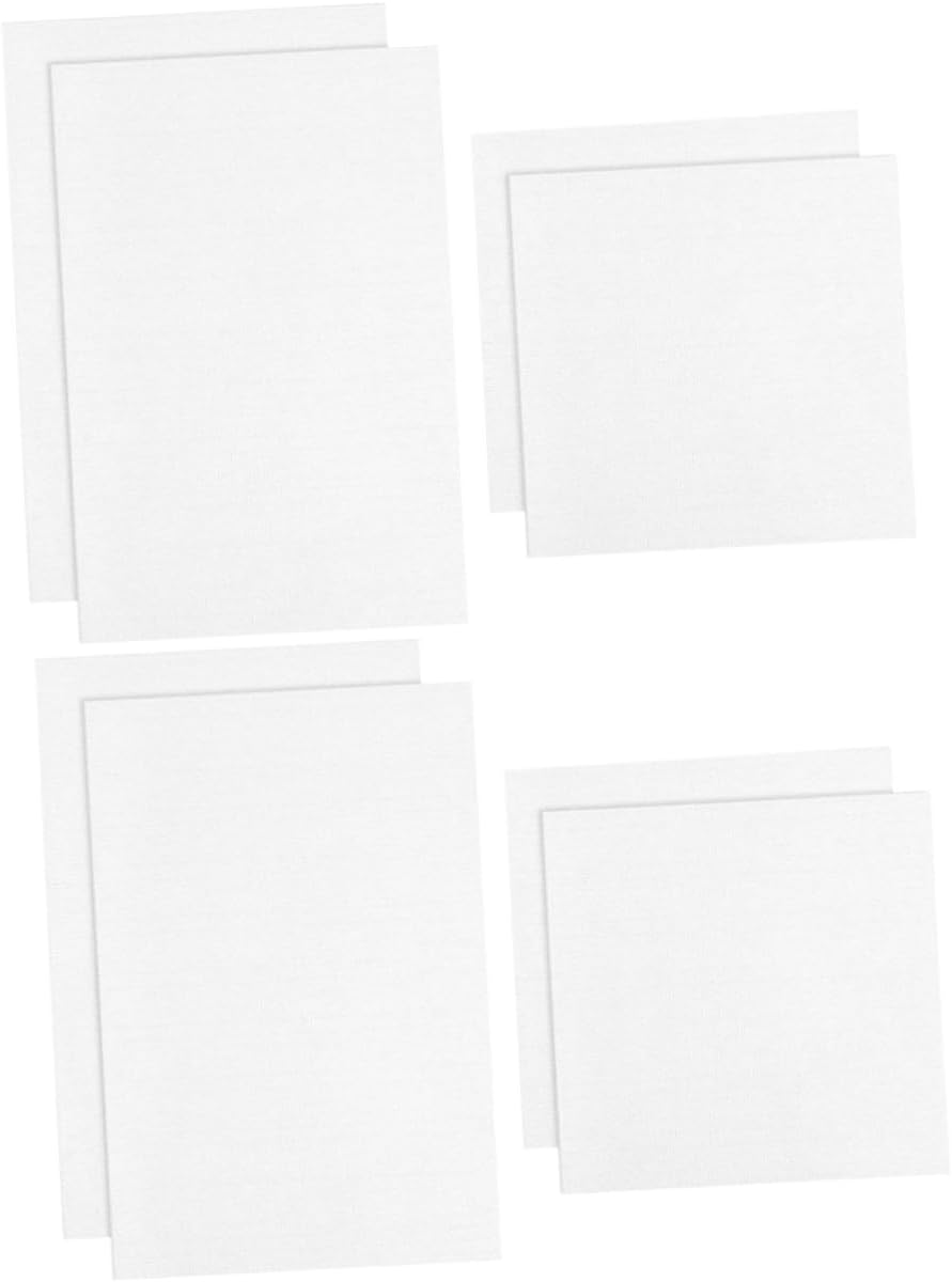 TEHAUX 8pcs - Cloth for Embroidery Projects Cotton Needlework Fabric Crafting Material for Ages