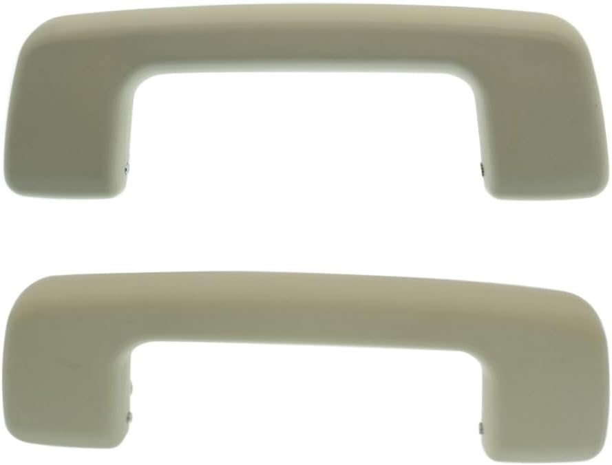 KarParts360 Front Grab Handle for Ford Fusion 2006 2007 2008 2009 Passenger Side Inside | Roof Mounted | Cashmere/Wood Grain | Very Light Beige | Replacement for AE5Z5431406AB