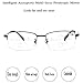 MIRYEA Progressive Multifocus Reading Glasses Blue Light Blocking Computer Readers