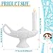 Teenyyou 1 Pc Battery Powered Nurse Graduation Lamp Nursing Lamp for Pinning Ceremony Nightingale Lamps Nurse Week Gift LED Candle (Batteries Not Included) (Full White,Large)