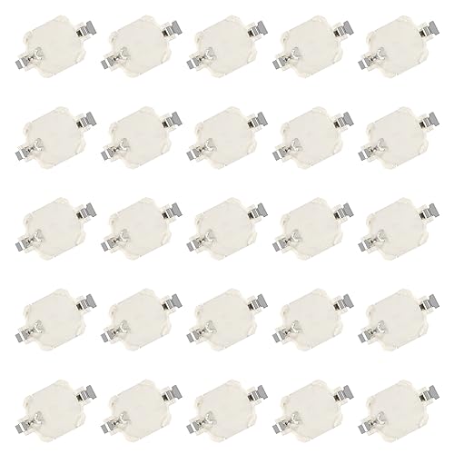 Alinan 25pcs CR1616 SMT Button Battery Holder Portable Battery for Gameboy GB GBC GBA Game Card Battery Button Cell Coin Holder Socket