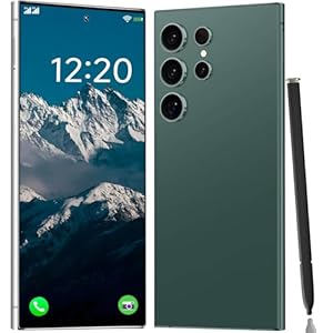 Teléfono I24 Ultra desbloqueado, bolígrafo integrado, batería de teléfono inteligente de 6800 mAh, pantalla HD de 6.8 pulgadas, 8+256 GB con tarjeta de memoria de 128 GB, teléfono celular, 5G