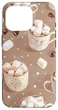 Cute Winter Hot Chocolate Marshmallow Pattern