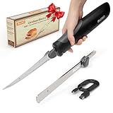 VLOXO Cordless Electric Knife, Rechargeable Electric Carving...