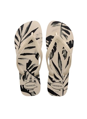 Havaianas - Aloha, Chanclas Cómodas, Duraderas y Veraniegas, Suela con Estampado de Hojas, Suela Antideslizante, Hombre