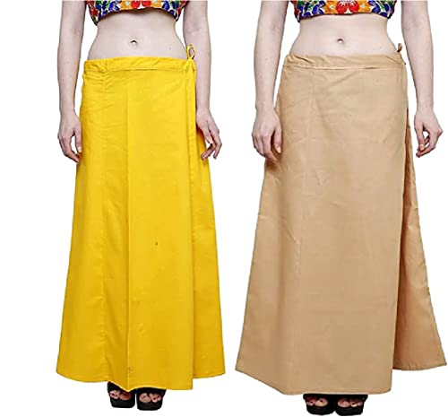 Image of Plus Size Cotton Petticoat for Women Combo (Size S to 6XL)