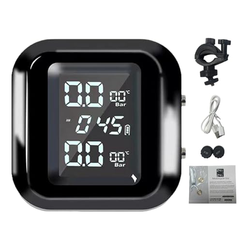 Monitor inalámbrico de presión de neumáticos - monitor de presión de neumáticos para, sensor inteligente, pantalla LCD - Monitoreo en real, ac