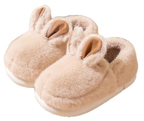 Fuzzy Rabbit Slippers for Women House Slippers Cute Animal Fluffy Furry Women's Warm Winter Slipper Indoor Outdoor 2025