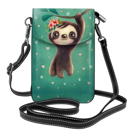 Mini sac à bandoulière multifonctionnel avec portefeuille intégré en cuir